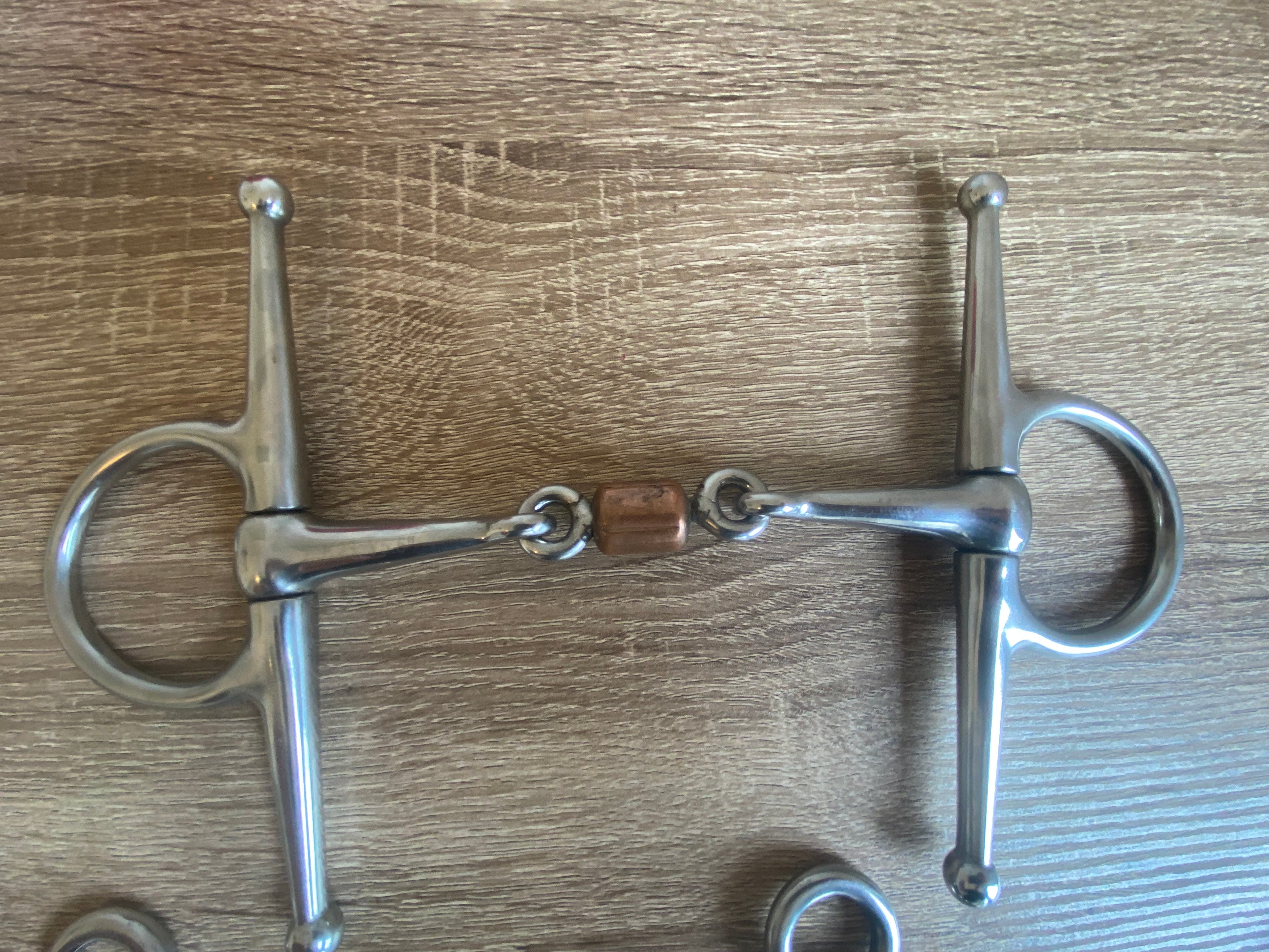Mixed Horse Bit Bundle x6 Snaffle Pelham Copper Roller Used