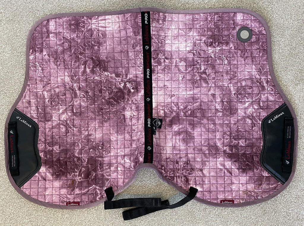 LeMieux ProSport GP Saddle Pad Large – Marble Plum