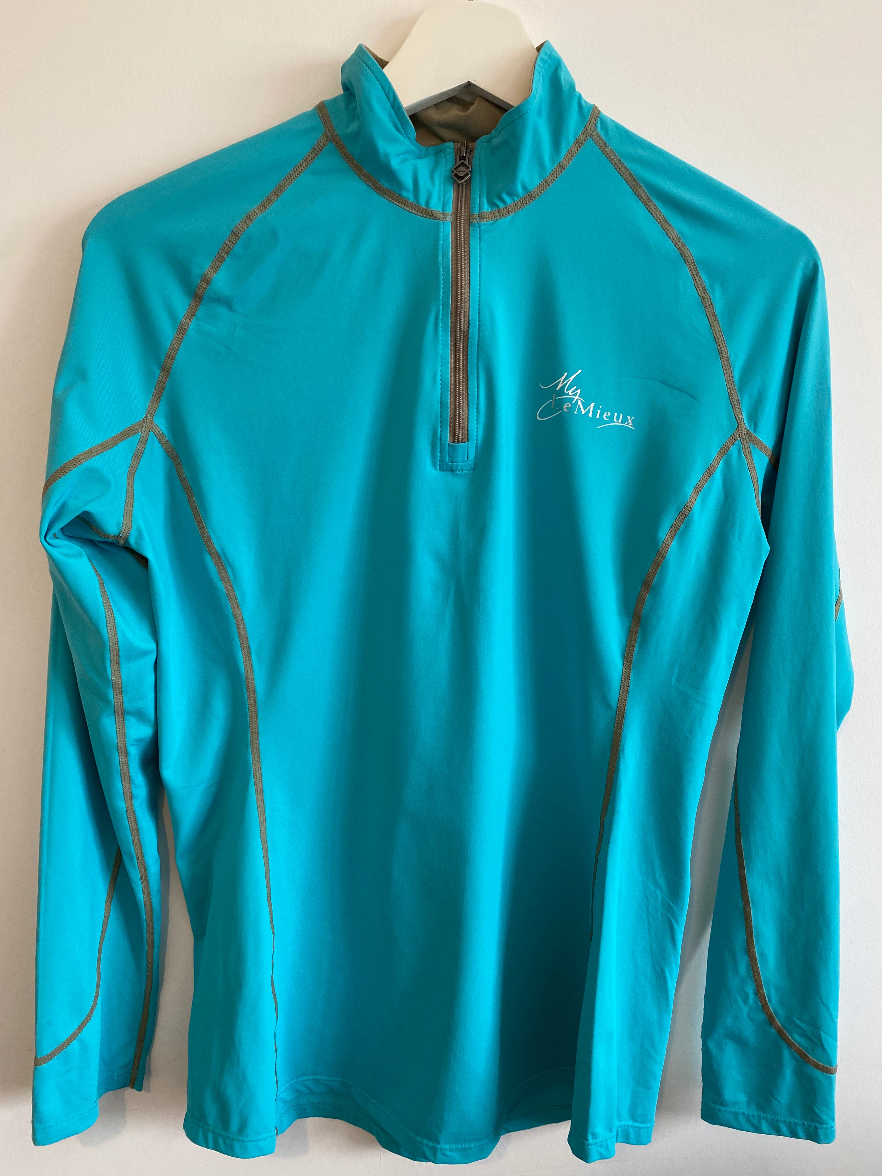LeMieux My LeMieux Turquoise 1/4 Zip Base Layer | Women’s Medium