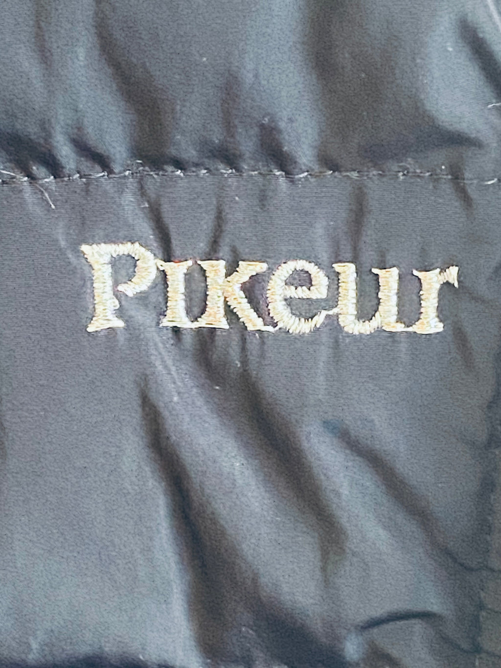 Pikeur Ladies Down Gilet Bodywarmer Navy Size 36 With Detachable Fur Collar