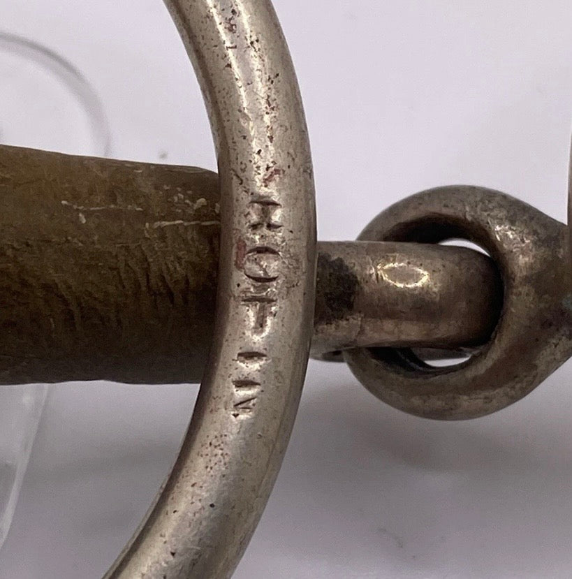 Vintage Rofin Rugby Pelham Horse Bit 5.5” Copper Mouthpiece Made in West Germany