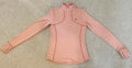 Ariat Gridwork 1/2 Zip Long Sleeve Base Layer Top Pink Womens XS AriatTEK