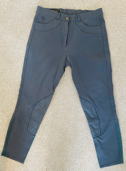 Ariat Olympia Pro Series Riding Breeches Grey UK 34R EUR 44R