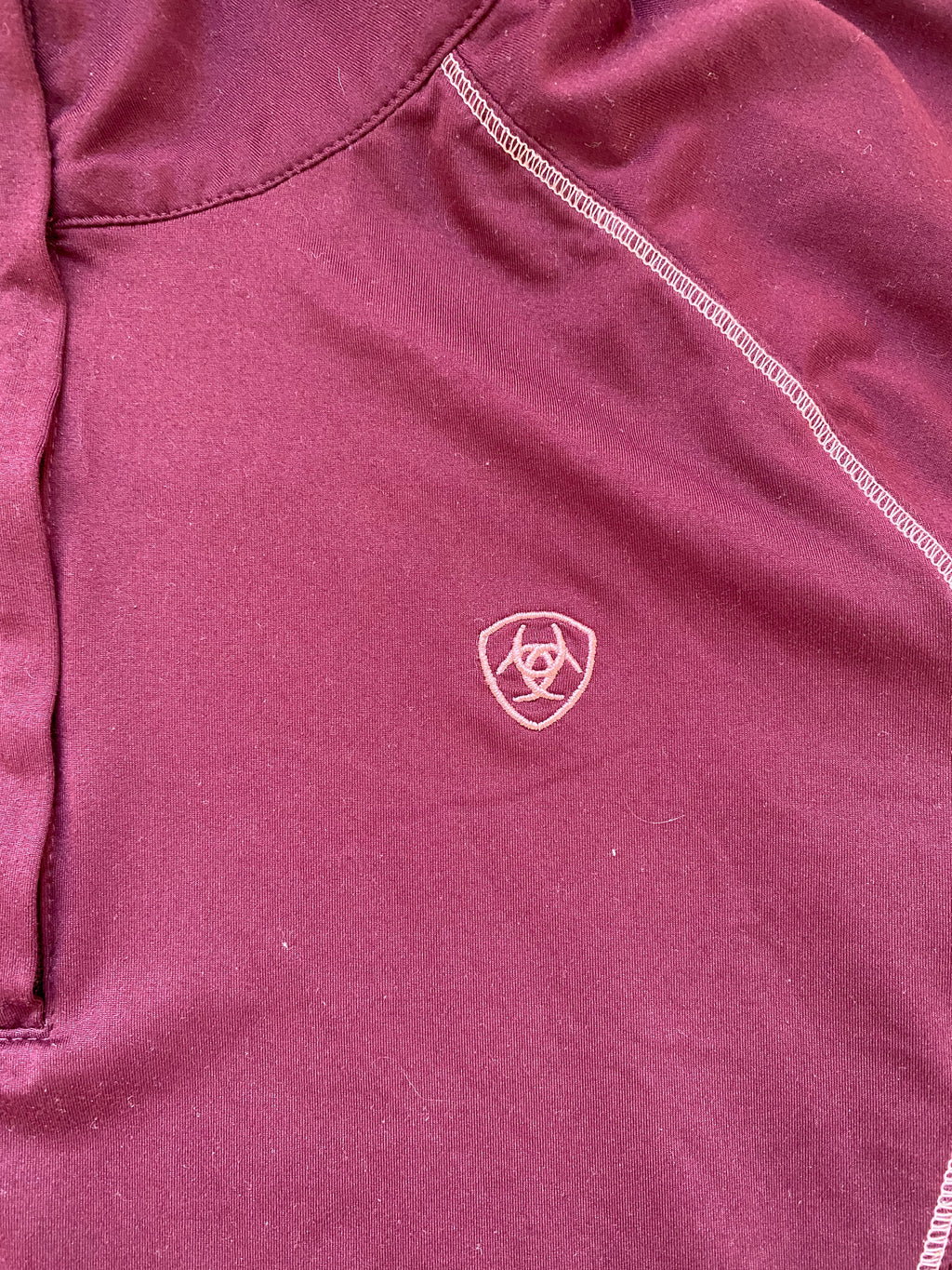 AriatTEK Heat Series Pink 1/4 Zip Riding Base Layer Women’s XL