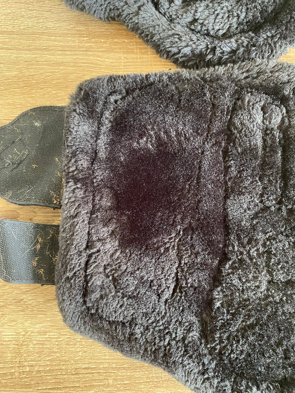 LeMieux Plum Faux Fur Hind Boots Large (L) Pair