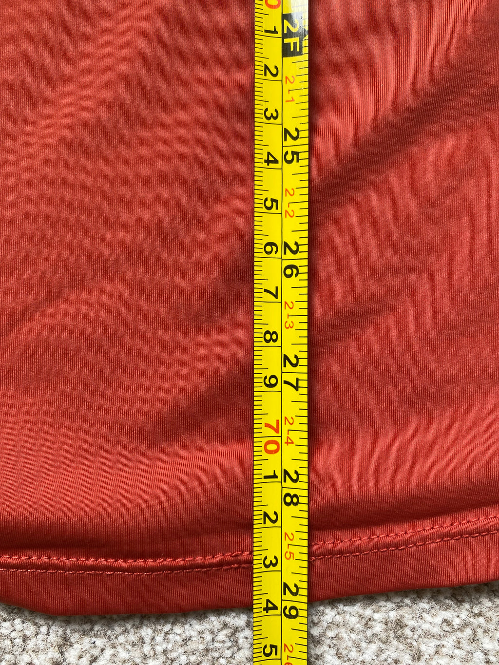 LeMieux Le Collection Base Layer Orange UK 16 EU 44 Long Sleeve 1/4 Zip