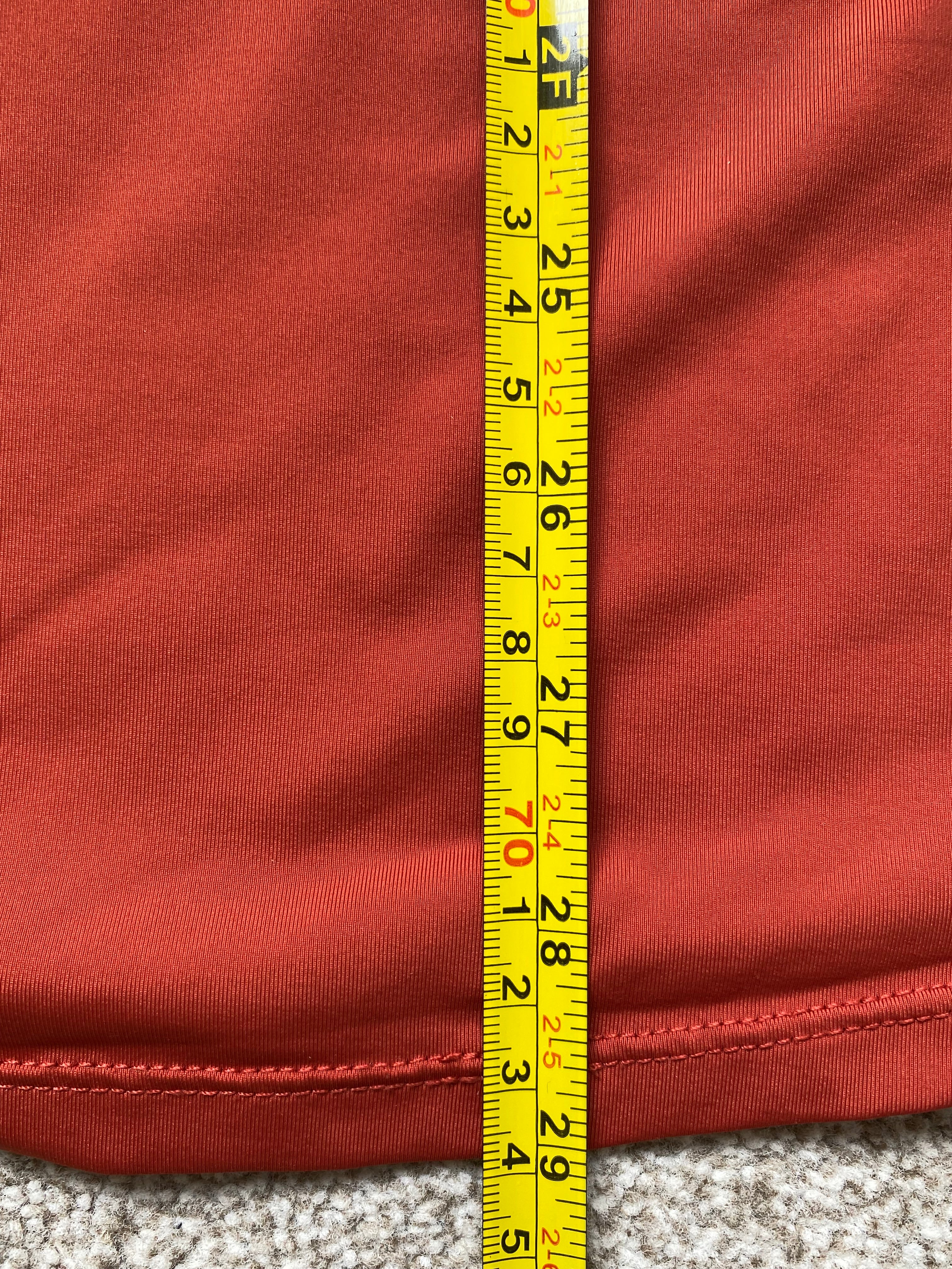 LeMieux Le Collection Base Layer Orange UK 16 EU 44 Long Sleeve 1/4 Zip