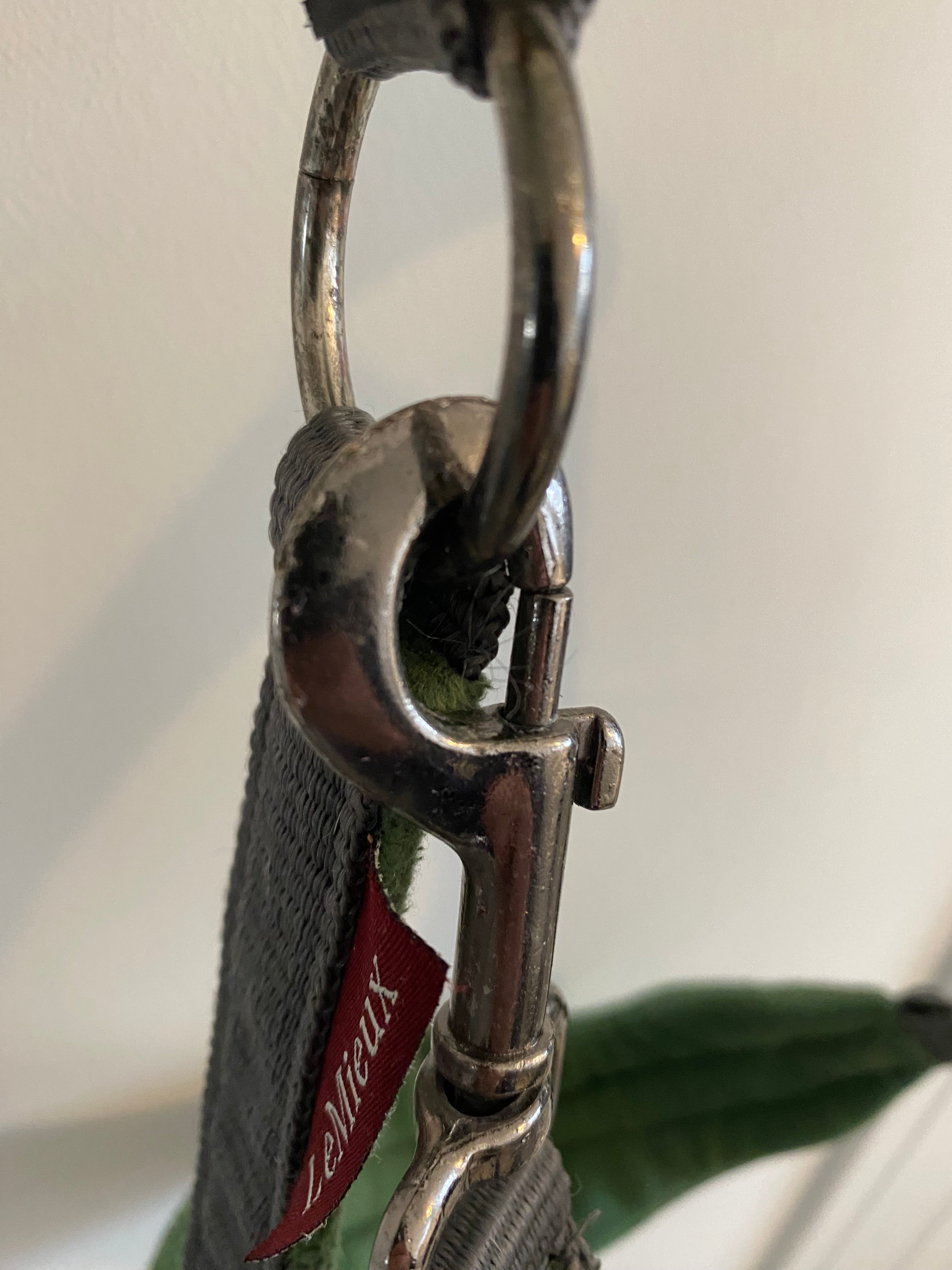 LeMieux Full Size Fleece Headcollar Green & Grey