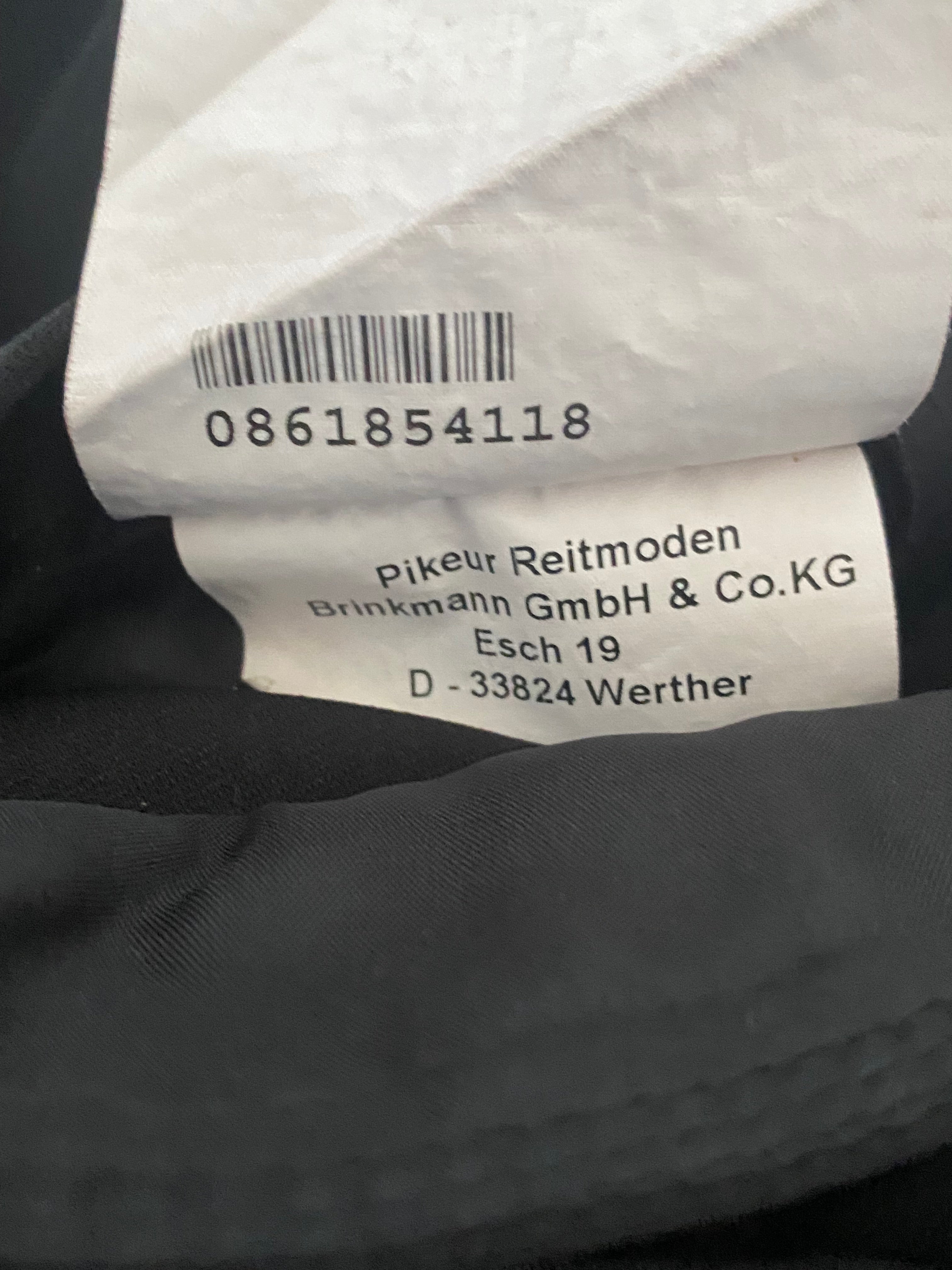 Pikeur Sarissa Ladies Competition Show Jacket Size 38 UK 10 Black