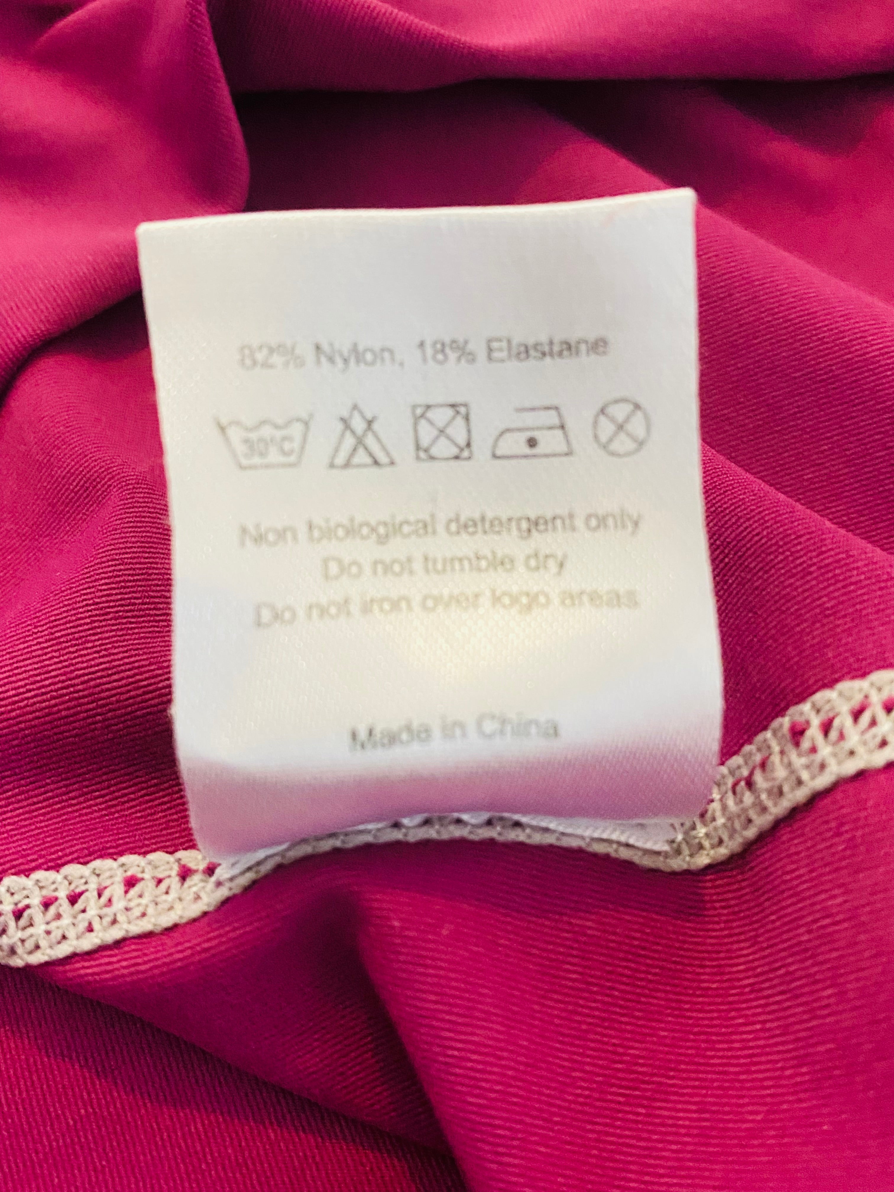 LeMieux Ladies Pink Long Sleeve Base Layer Top UK Medium