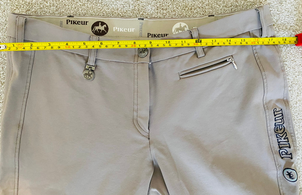 Pikeur Knee Grip Riding Breeches Beige/Taupe EU 46 GB 32