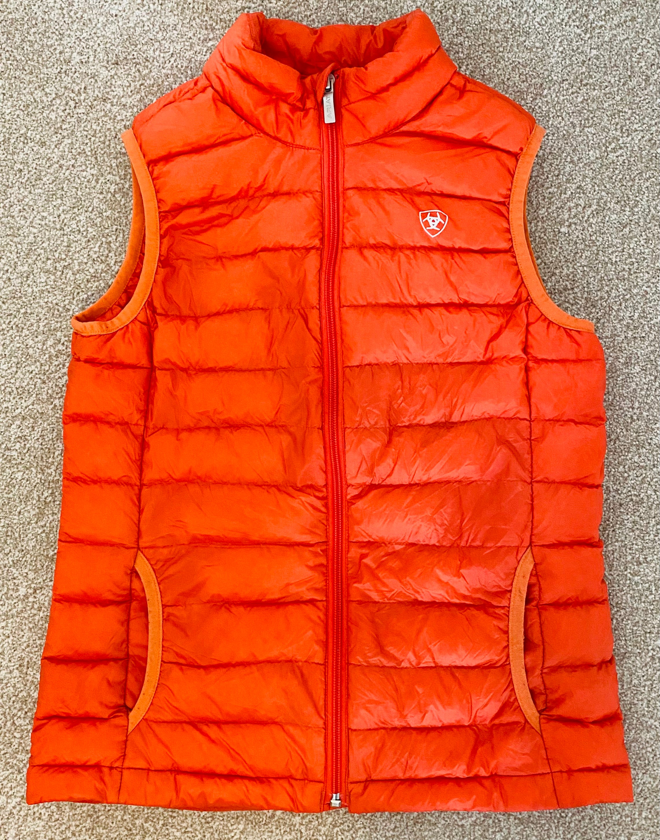 Ariat Ideal Down Insulated Packable Gilet Orange – No Size Tag