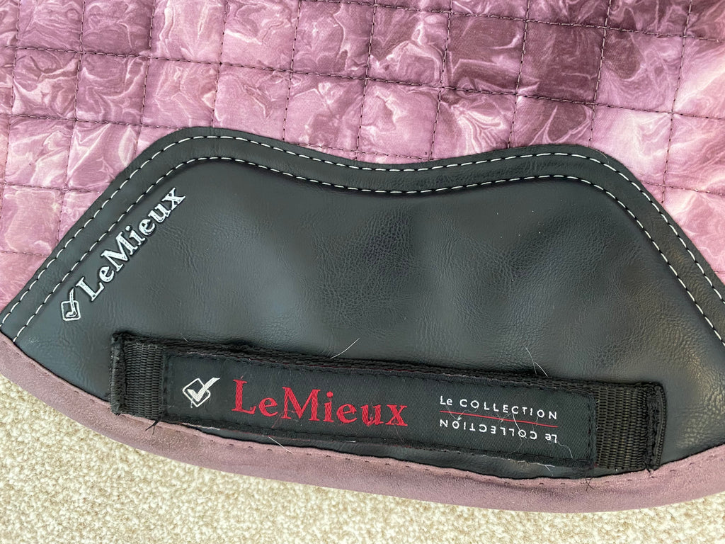 LeMieux ProSport GP Saddle Pad Large – Marble Plum