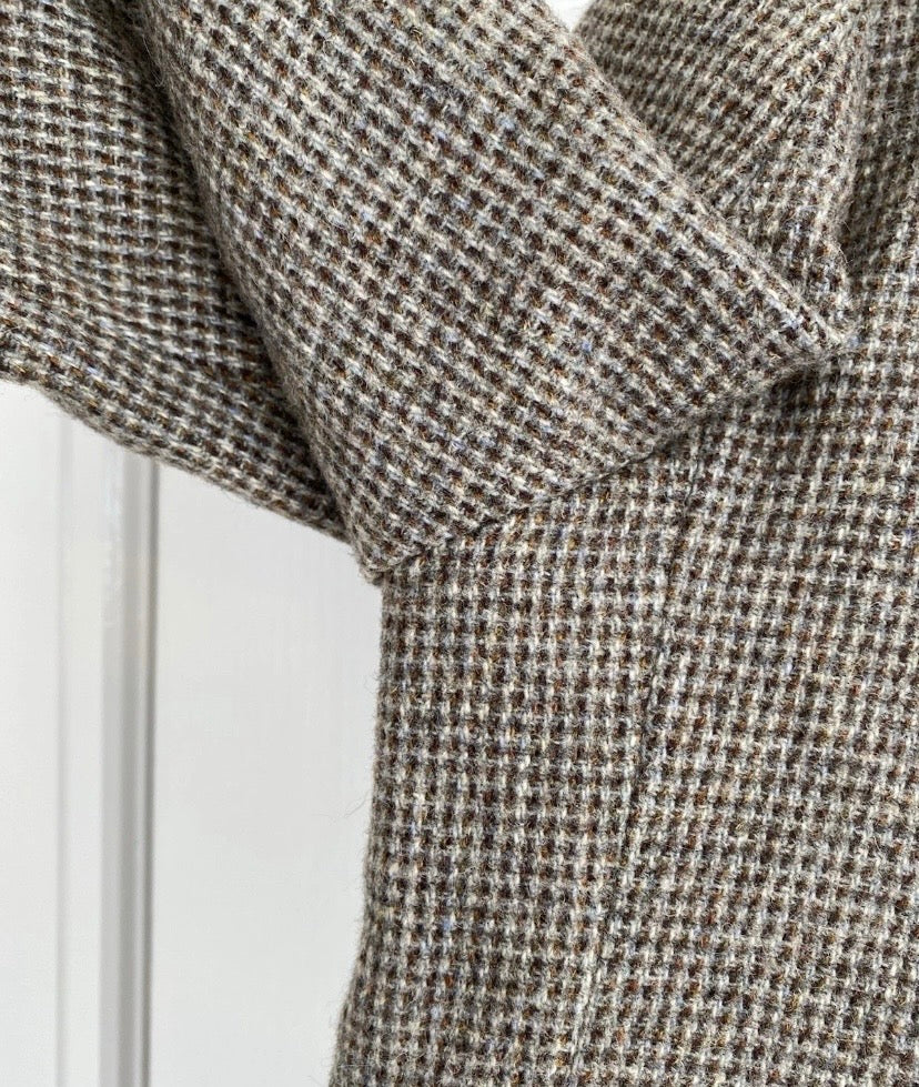 Caldene Tweed Jacket 40” Chest Brown Check Country Riding Jacket Made in England