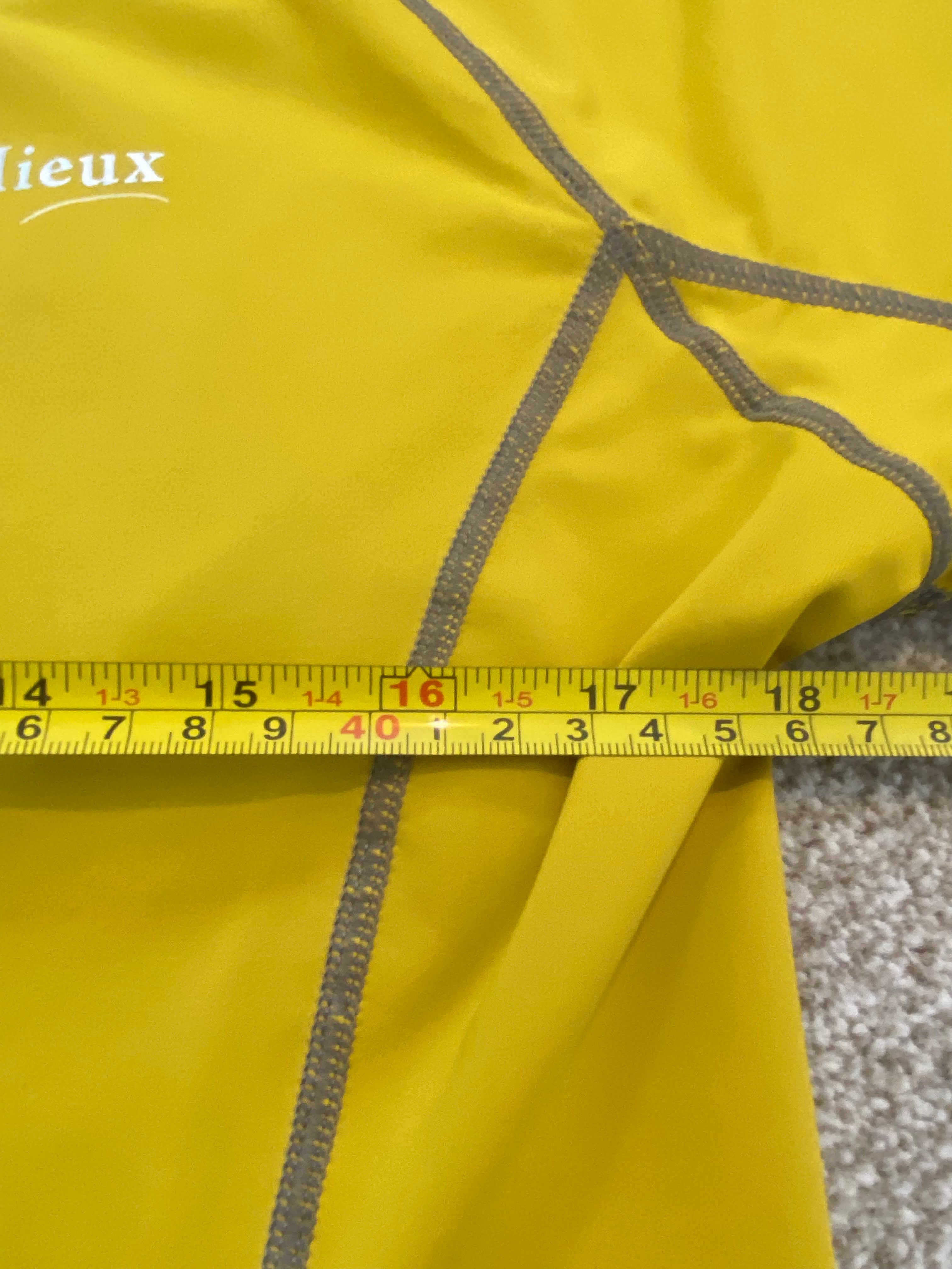 LeMieux My LeMieux Base Layer XL Yellow Technical Riding Top