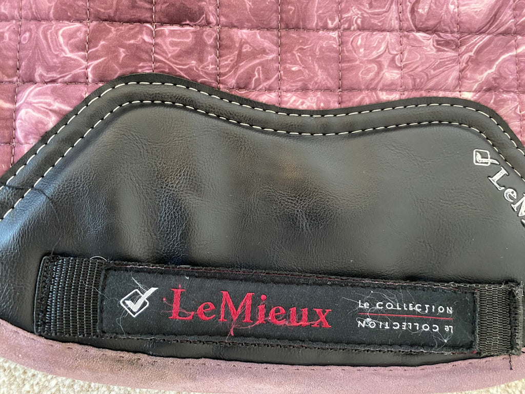 LeMieux ProSport GP Saddle Pad Large – Marble Plum