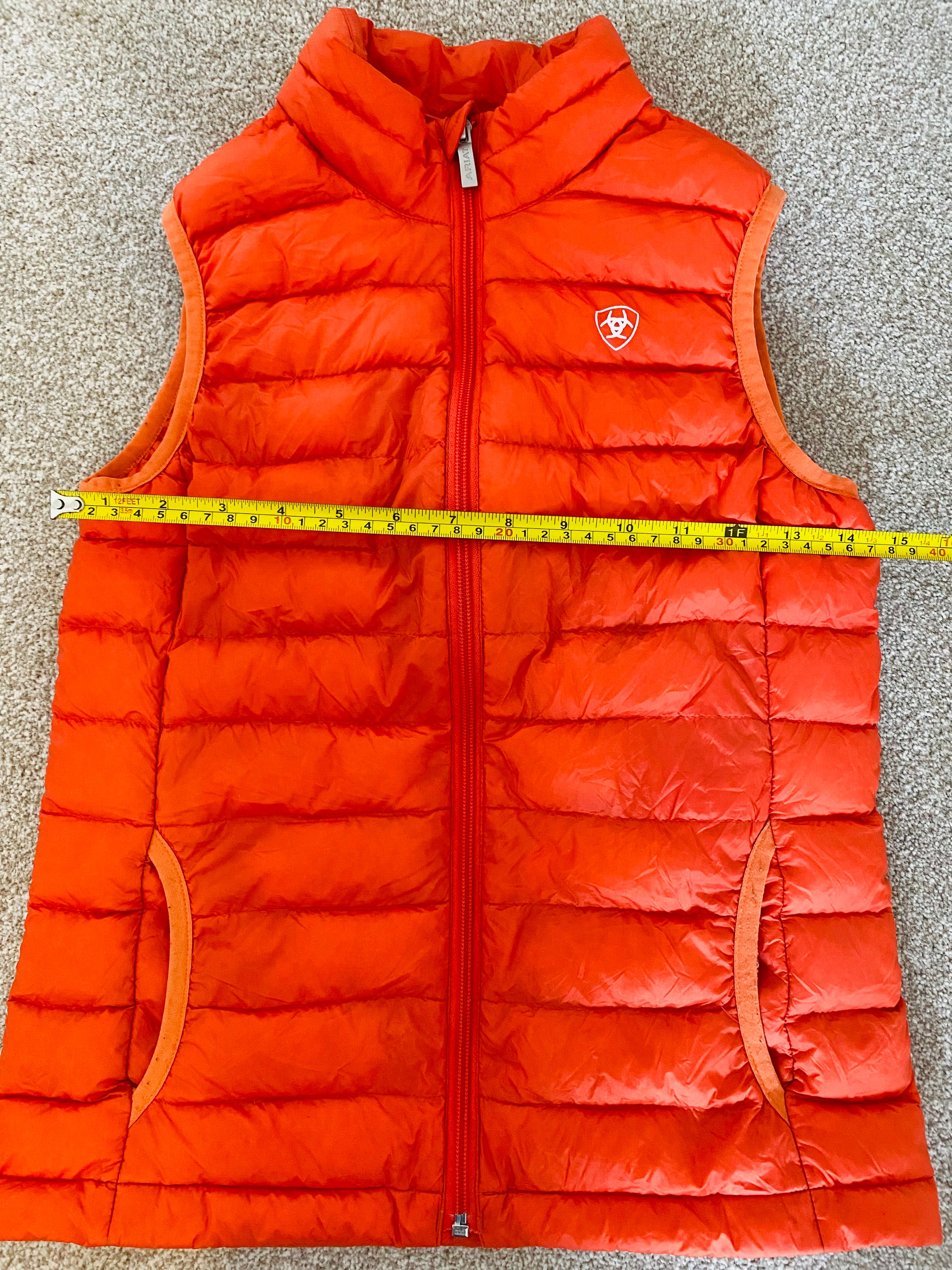 Ariat Ideal Down Insulated Packable Gilet Orange – No Size Tag