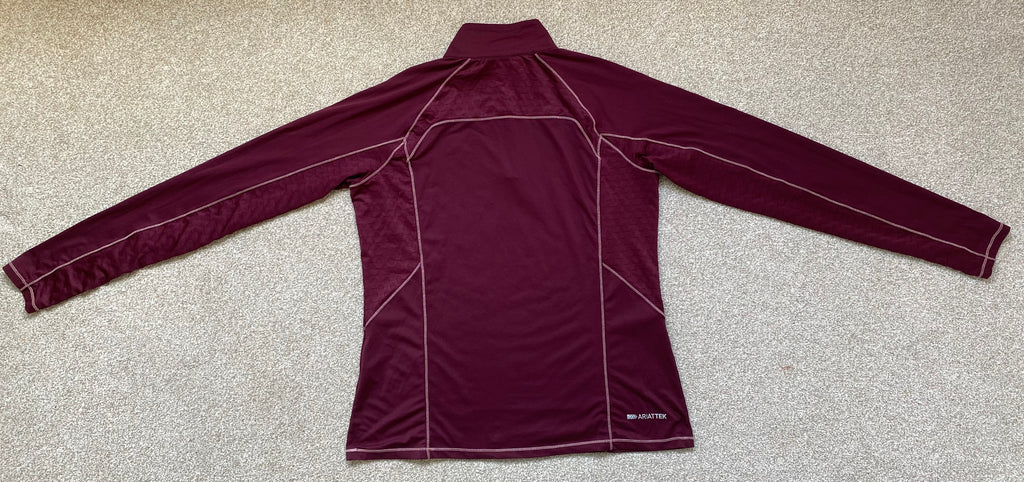 AriatTEK Heat Series Pink 1/4 Zip Riding Base Layer Women’s XL