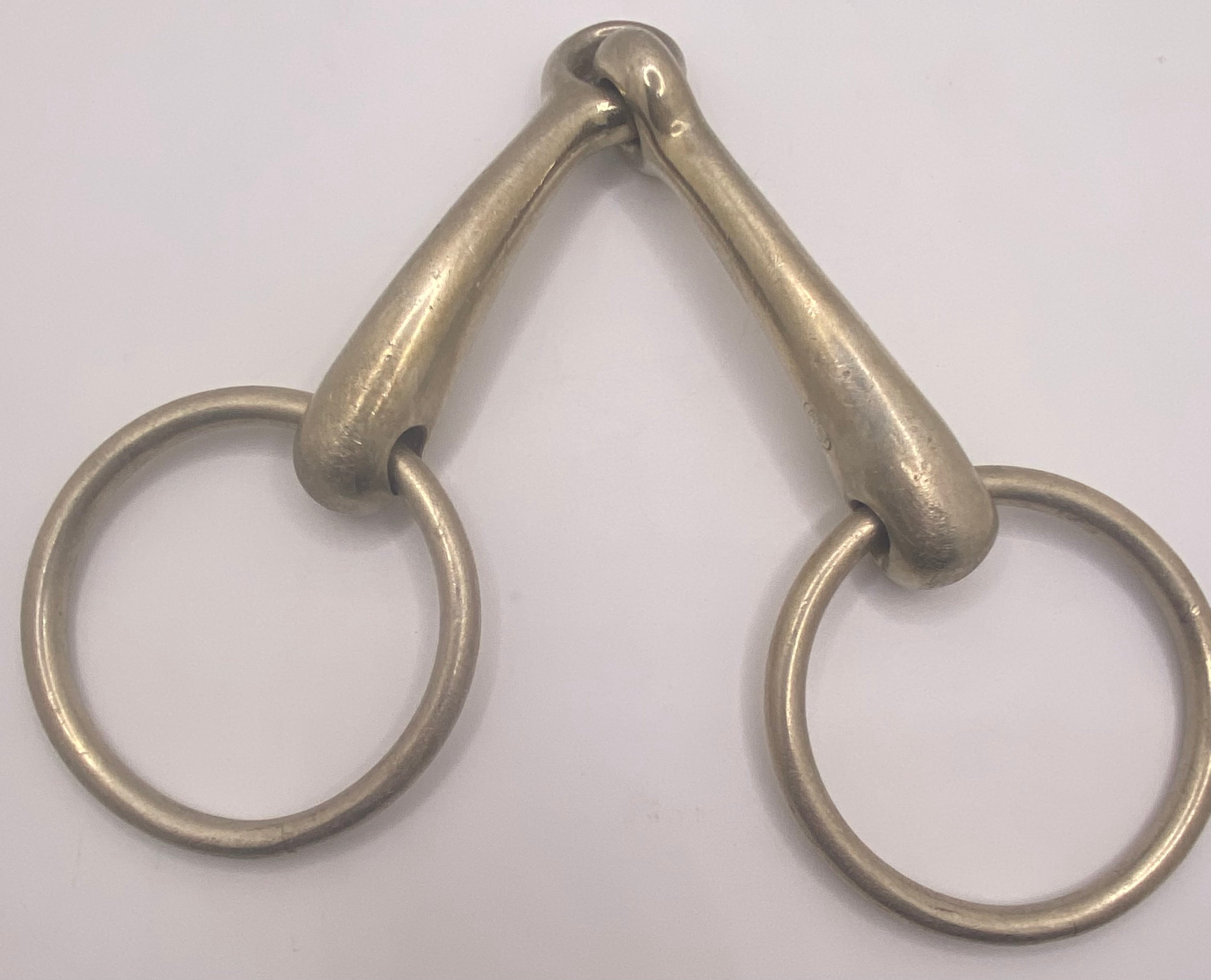 Herm Sprenger HS Germany Loose Ring Snaffle Bit Curved Mouth Used