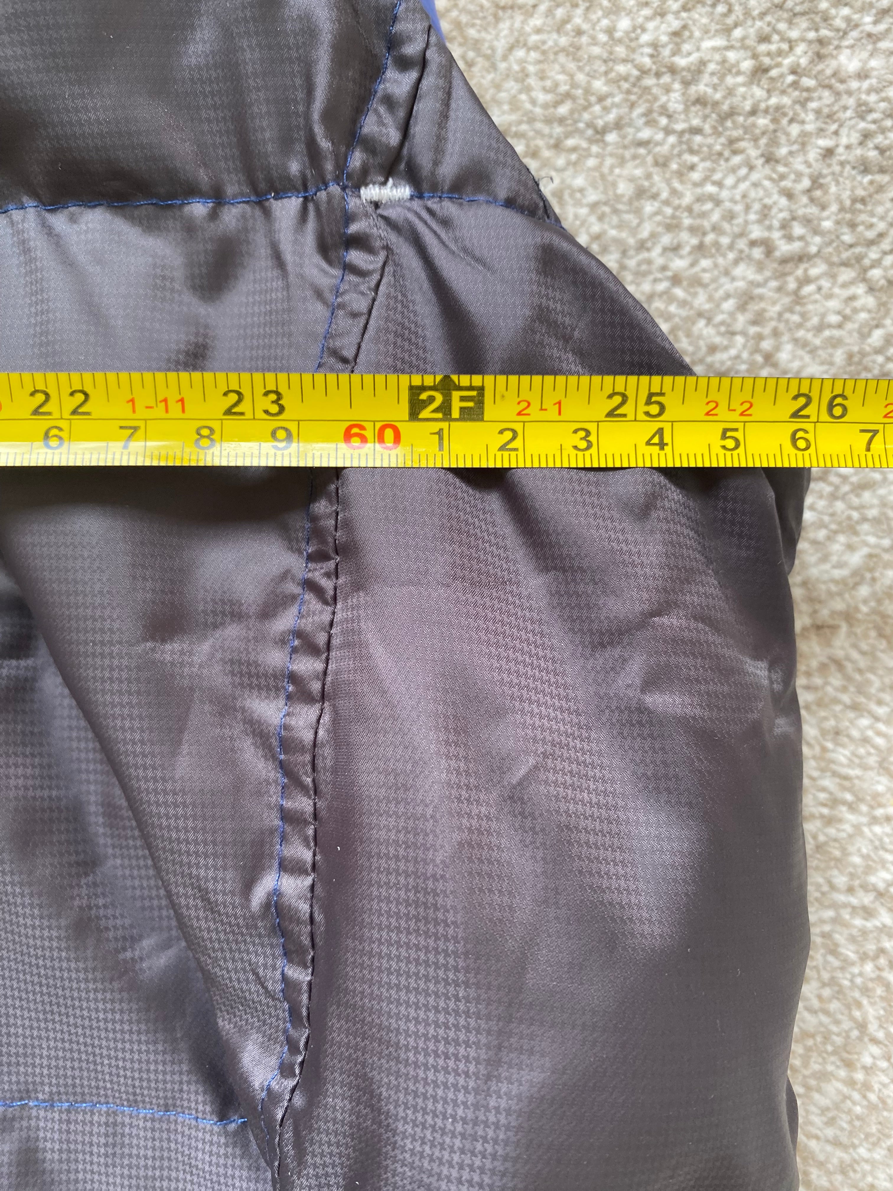 Pikeur Down Filled Hooded Gilet XXL Grey & Blue Equestrian Bodywarmer