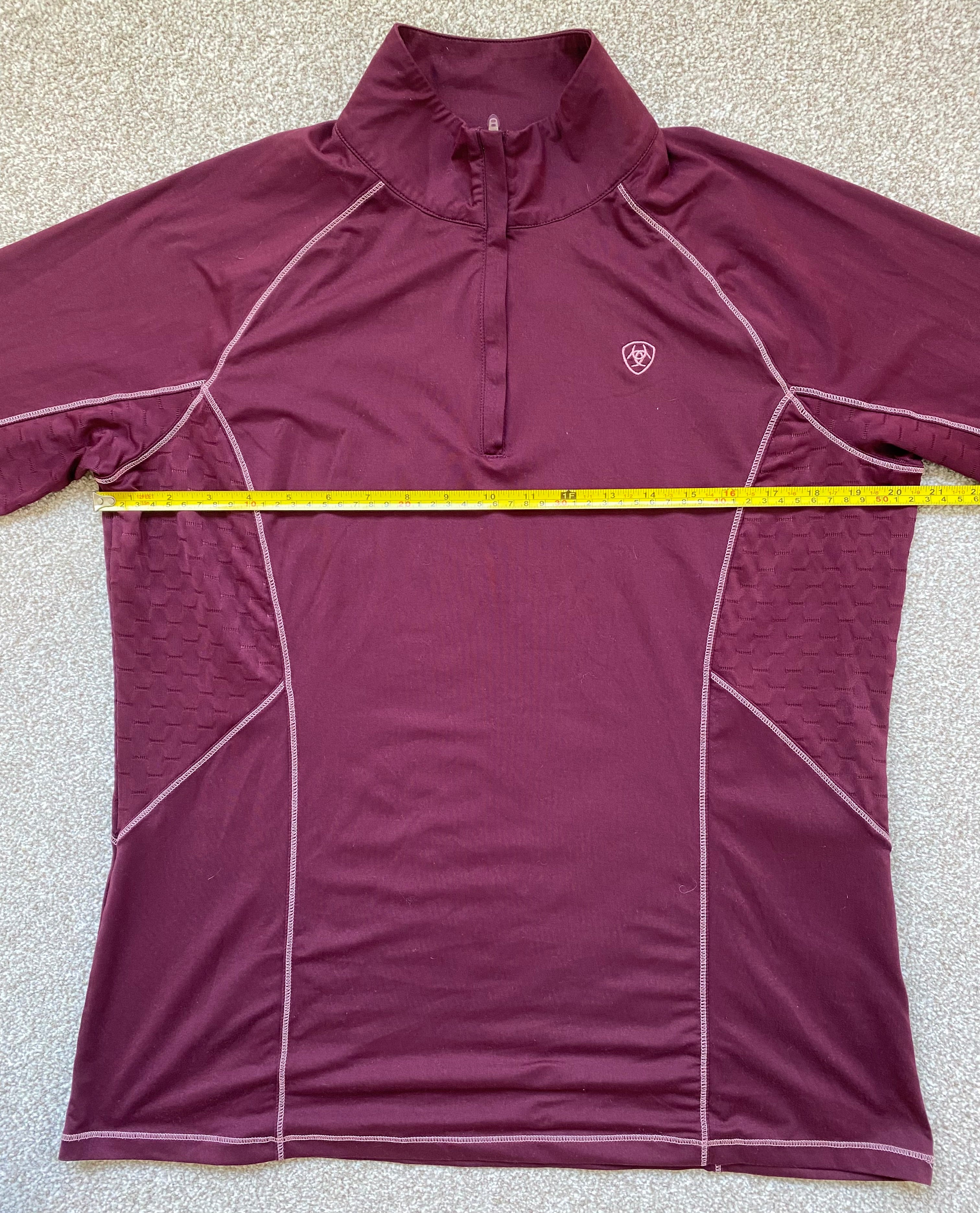 AriatTEK Heat Series Pink 1/4 Zip Riding Base Layer Women’s XL