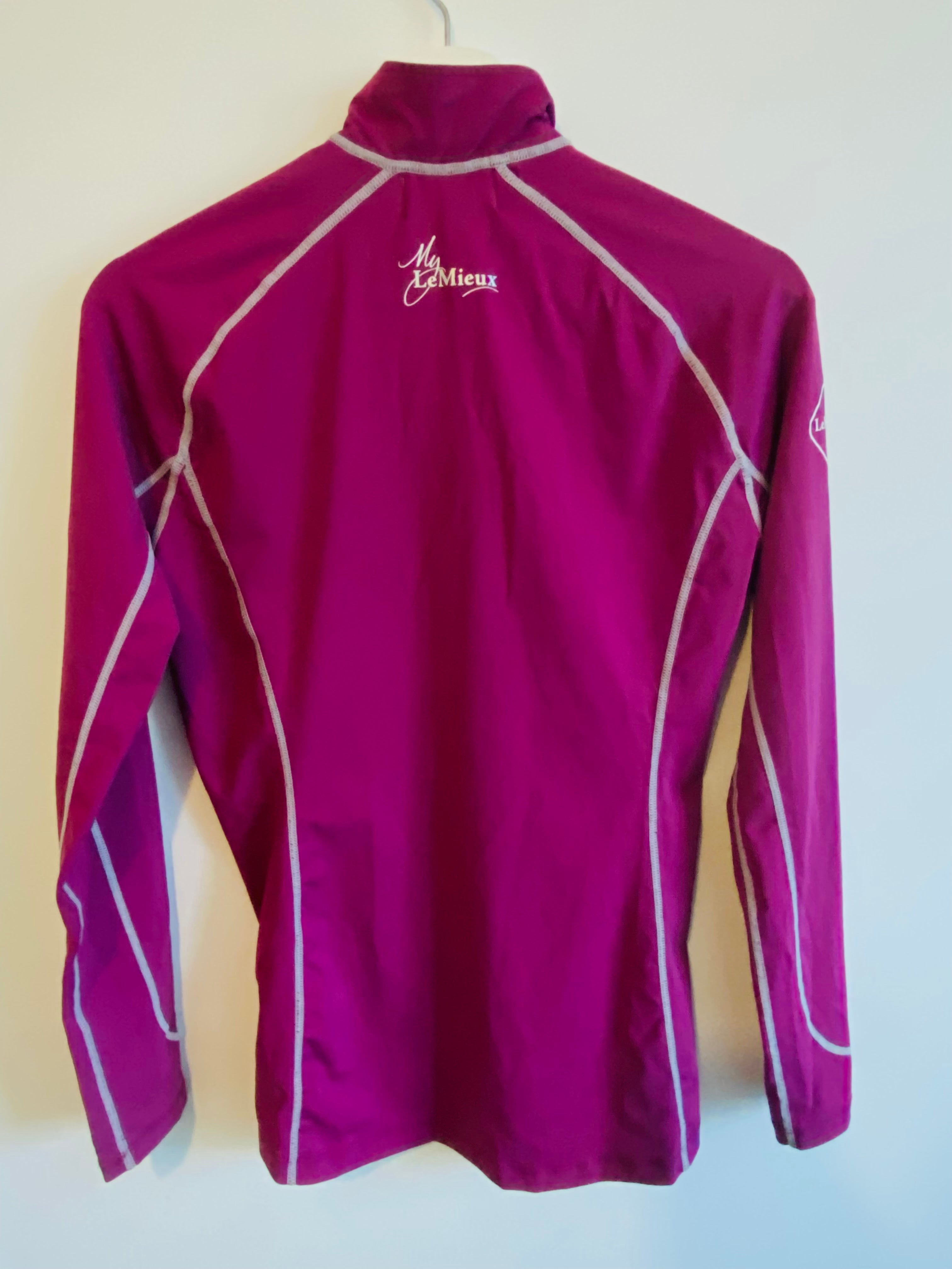 LeMieux Ladies Pink Long Sleeve Base Layer Top UK Medium