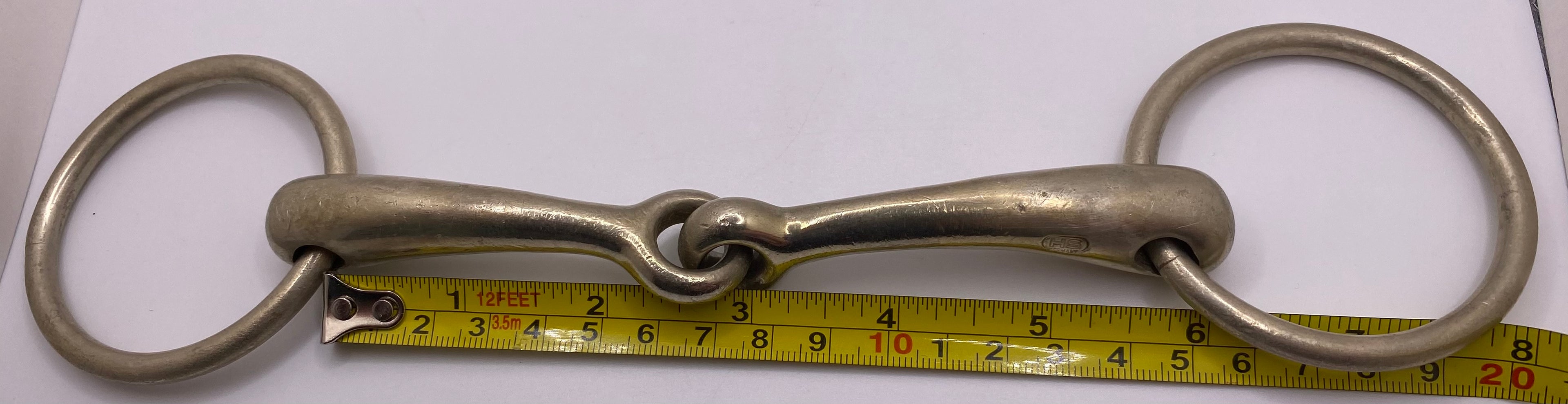 Herm Sprenger HS Germany Loose Ring Snaffle Bit Curved Mouth Used