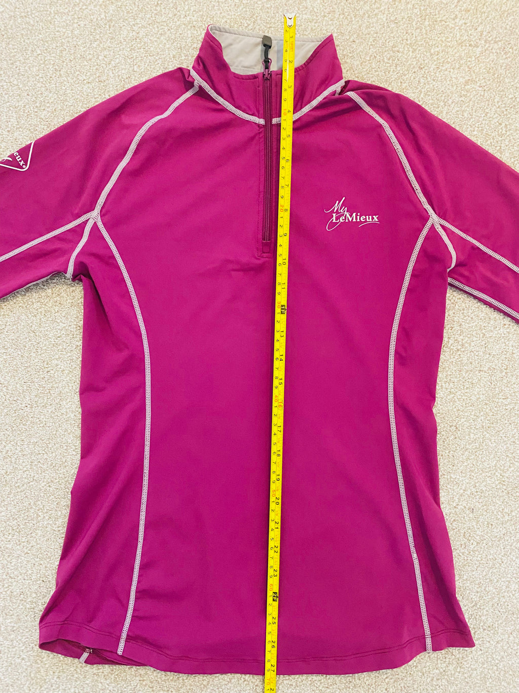 LeMieux Ladies Pink Long Sleeve Base Layer Top UK Medium