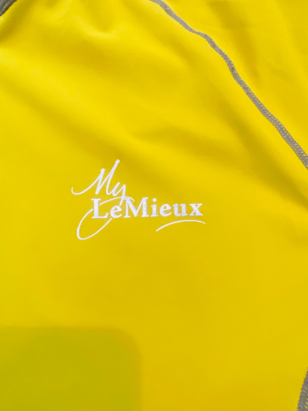 LeMieux My LeMieux Base Layer XL Yellow Technical Riding Top