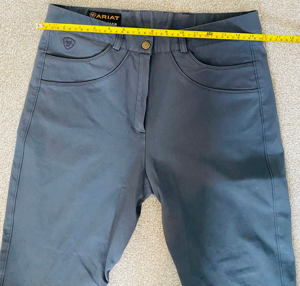 Ariat Olympia Pro Series Riding Breeches Grey UK 34R EUR 44R