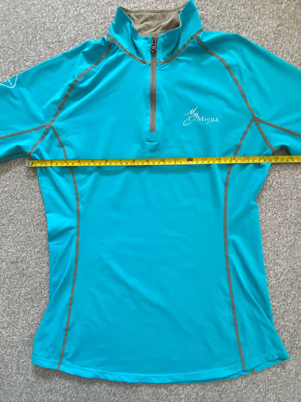 LeMieux My LeMieux Turquoise 1/4 Zip Base Layer | Women’s Medium