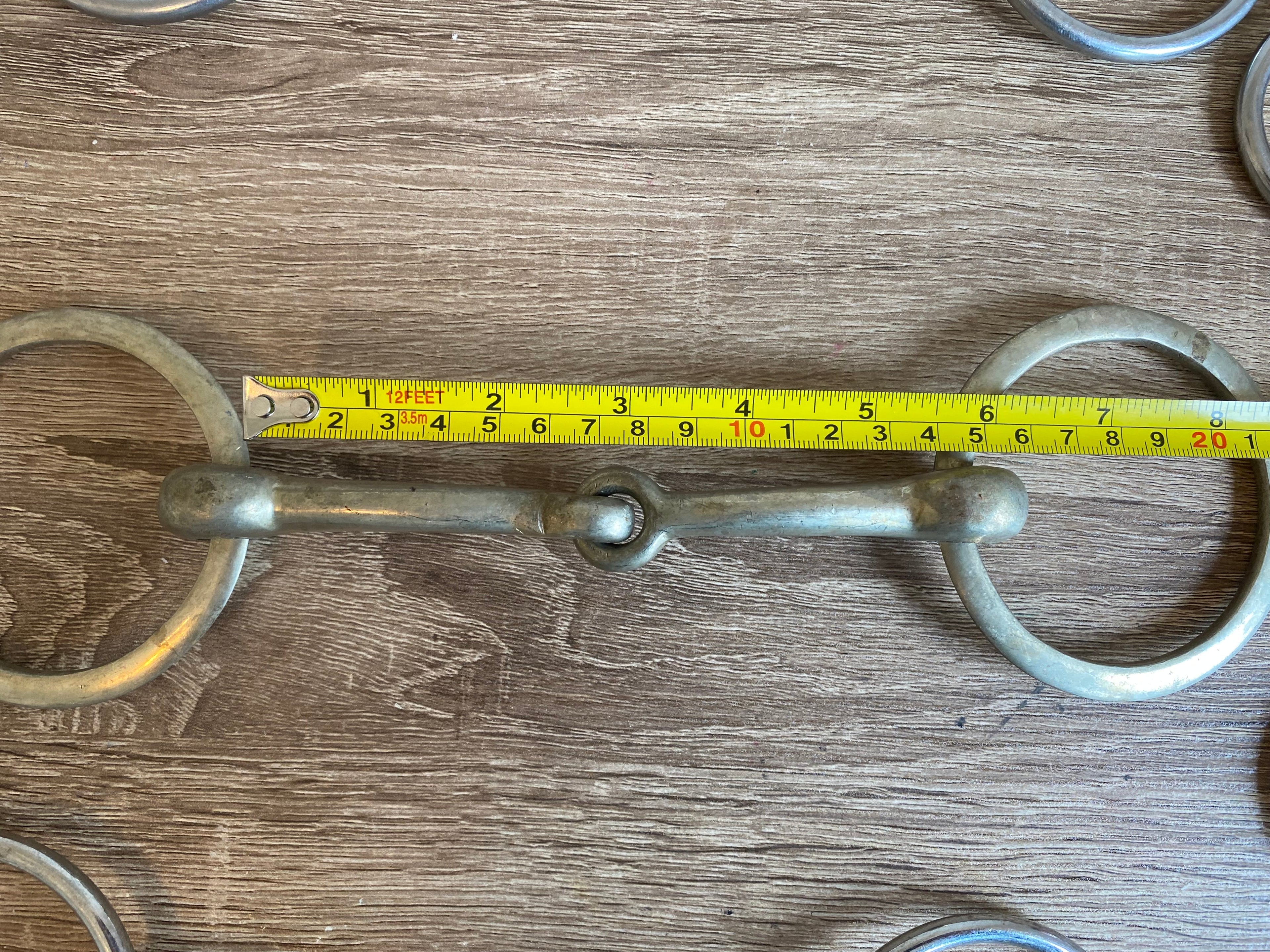 Mixed Horse Bit Bundle x6 Snaffle Pelham Copper Roller Used