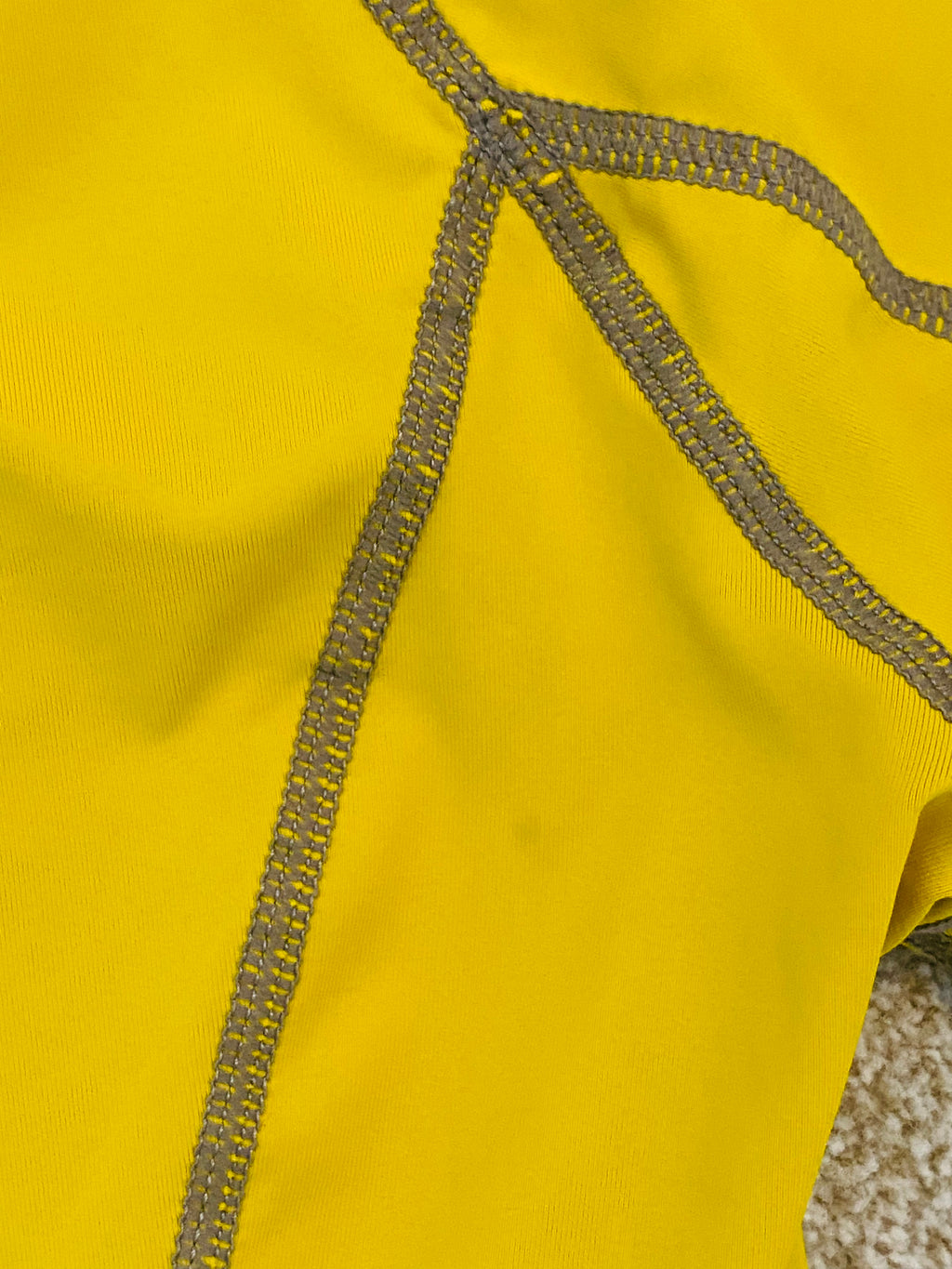 LeMieux My LeMieux Base Layer XL Yellow Technical Riding Top