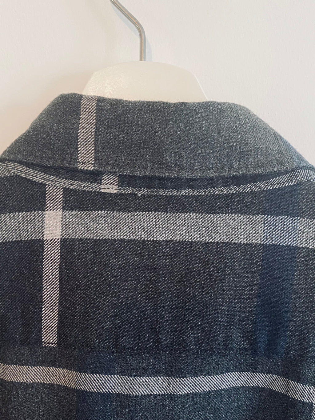 Barbour Dunoon Shirt Grey Check XXXL Tailored Fit Button Down Cotton