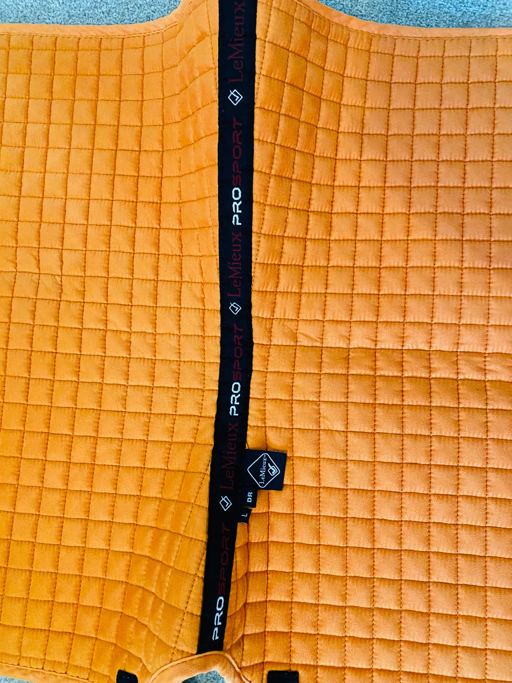 LeMieux ProSport Dressage Saddle Pad Orange Large (L DR)
