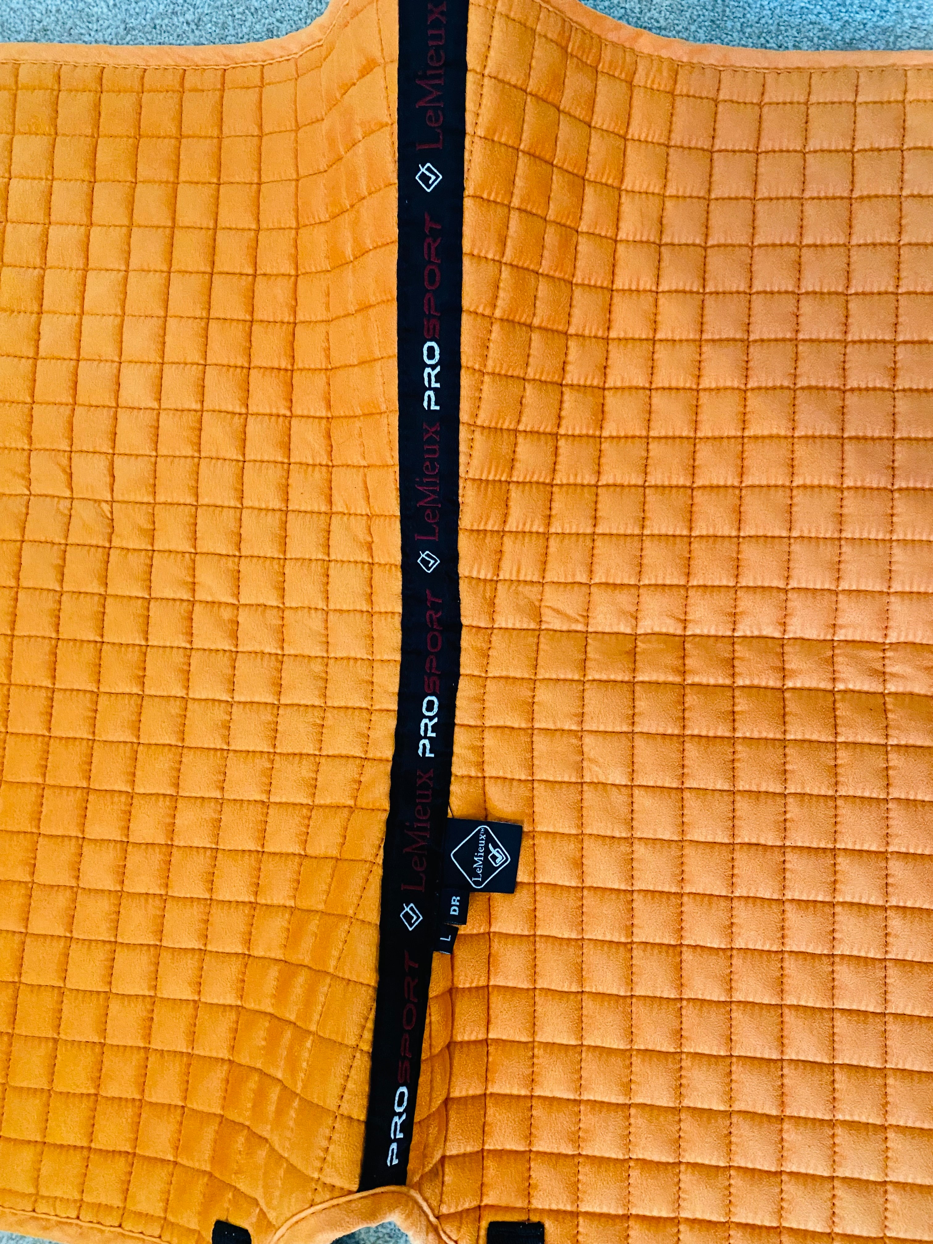 LeMieux ProSport Dressage Saddle Pad Orange Large (L DR)