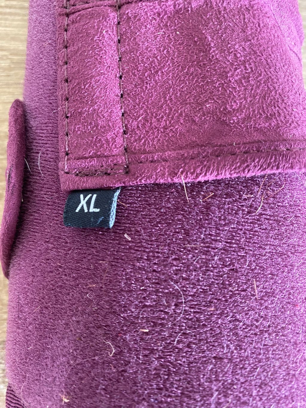 LeMieux ProSport Brushing Boots XL – Mulberry/Burgundy