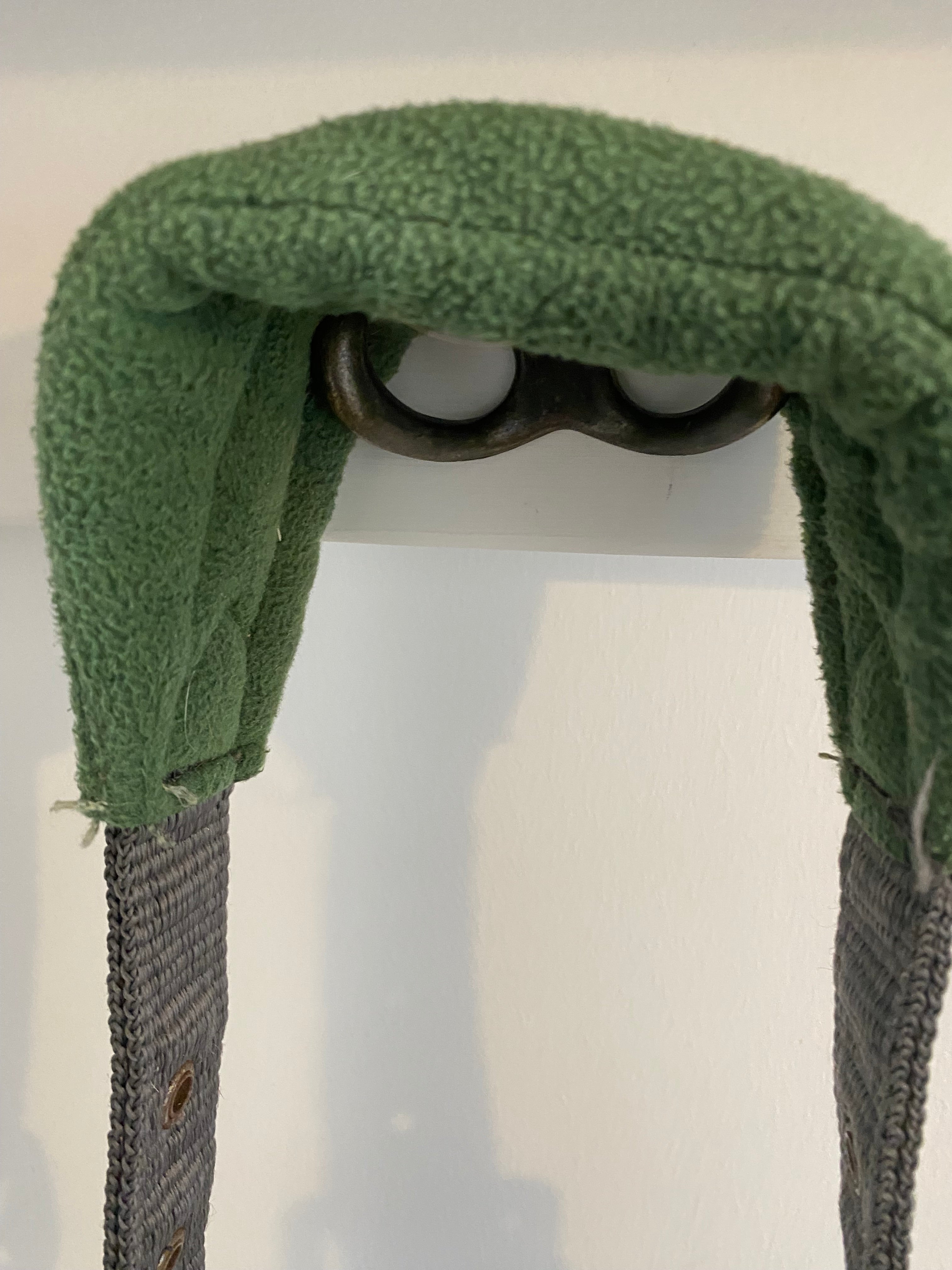 LeMieux Full Size Fleece Headcollar Green & Grey