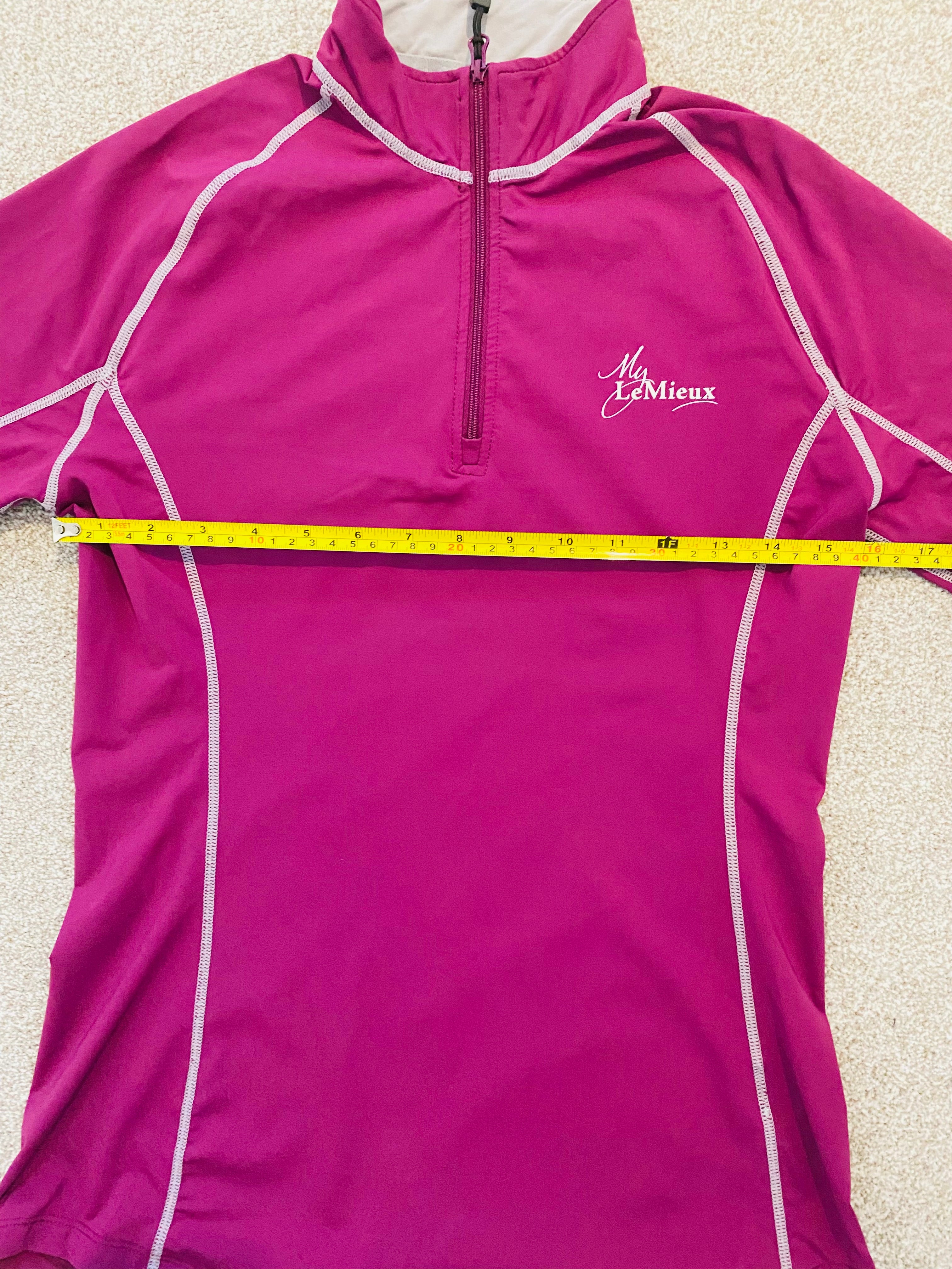 LeMieux Ladies Pink Long Sleeve Base Layer Top UK Medium