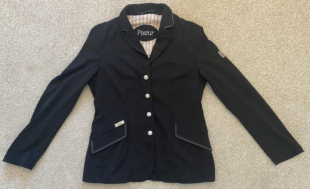 Pikeur Sarissa Ladies Competition Show Jacket Size 38 UK 10 Black