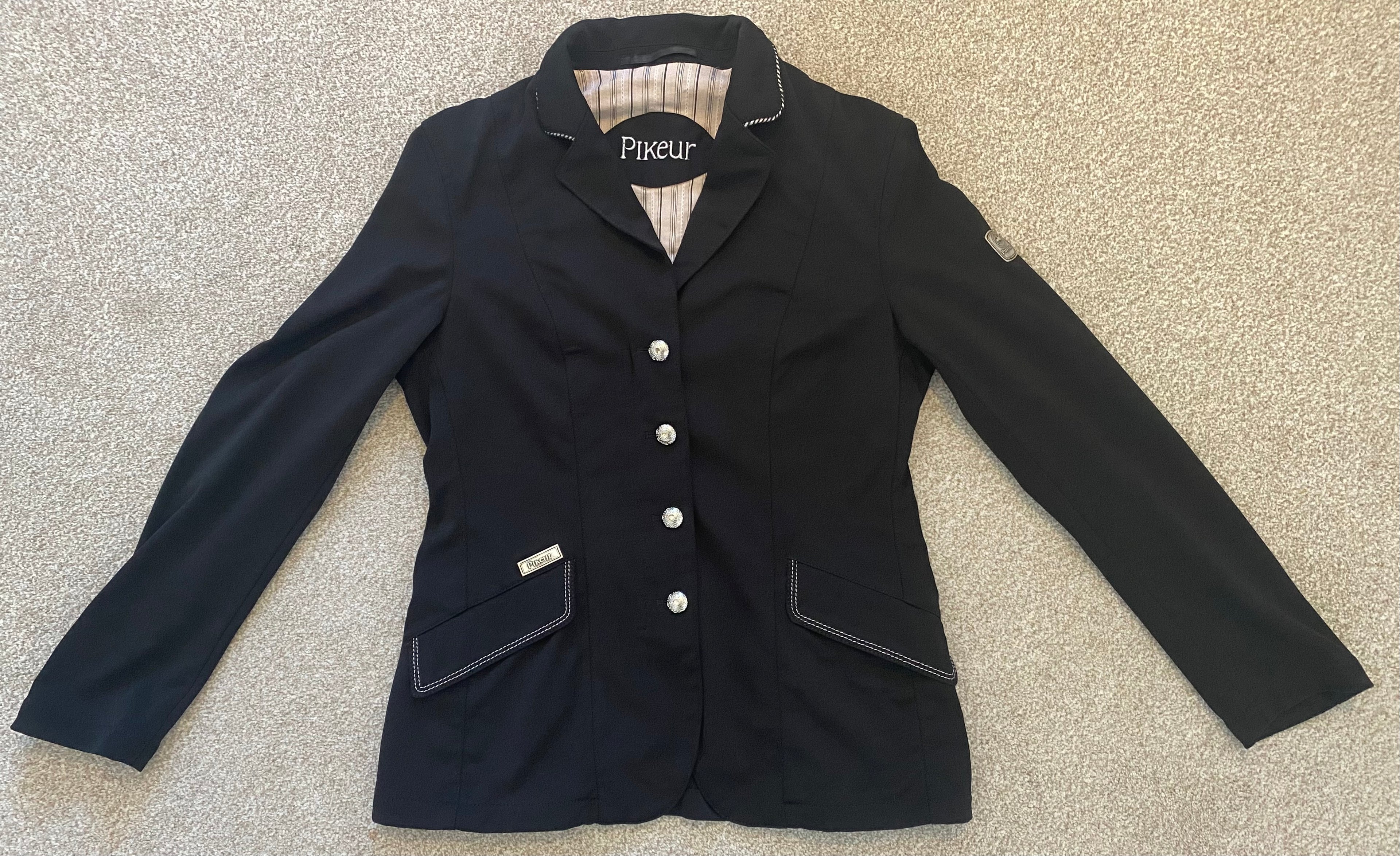 Pikeur Sarissa Ladies Competition Show Jacket Size 38 UK 10 Black
