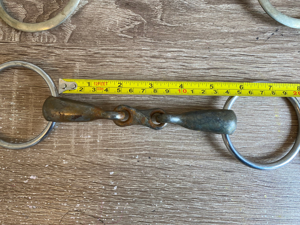 Mixed Horse Bit Bundle x6 Snaffle Pelham Copper Roller Used