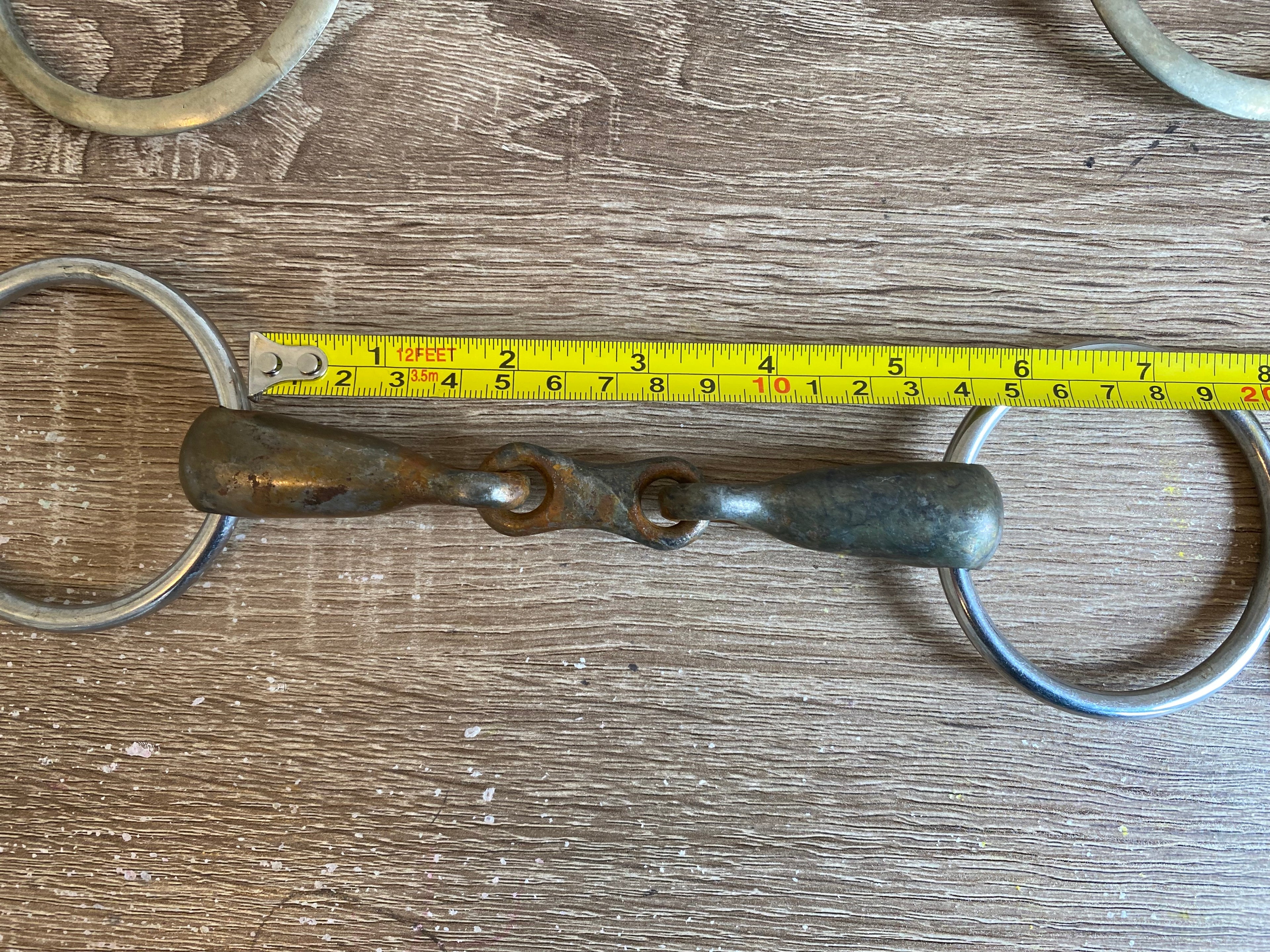 Mixed Horse Bit Bundle x6 Snaffle Pelham Copper Roller Used