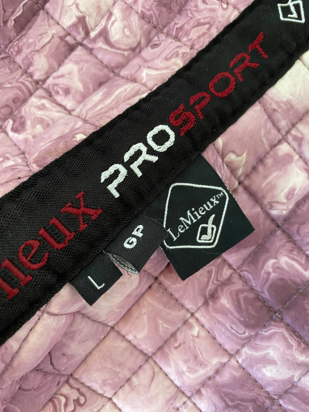 LeMieux ProSport GP Saddle Pad Large – Marble Plum