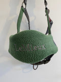 LeMieux Full Size Fleece Headcollar Green & Grey