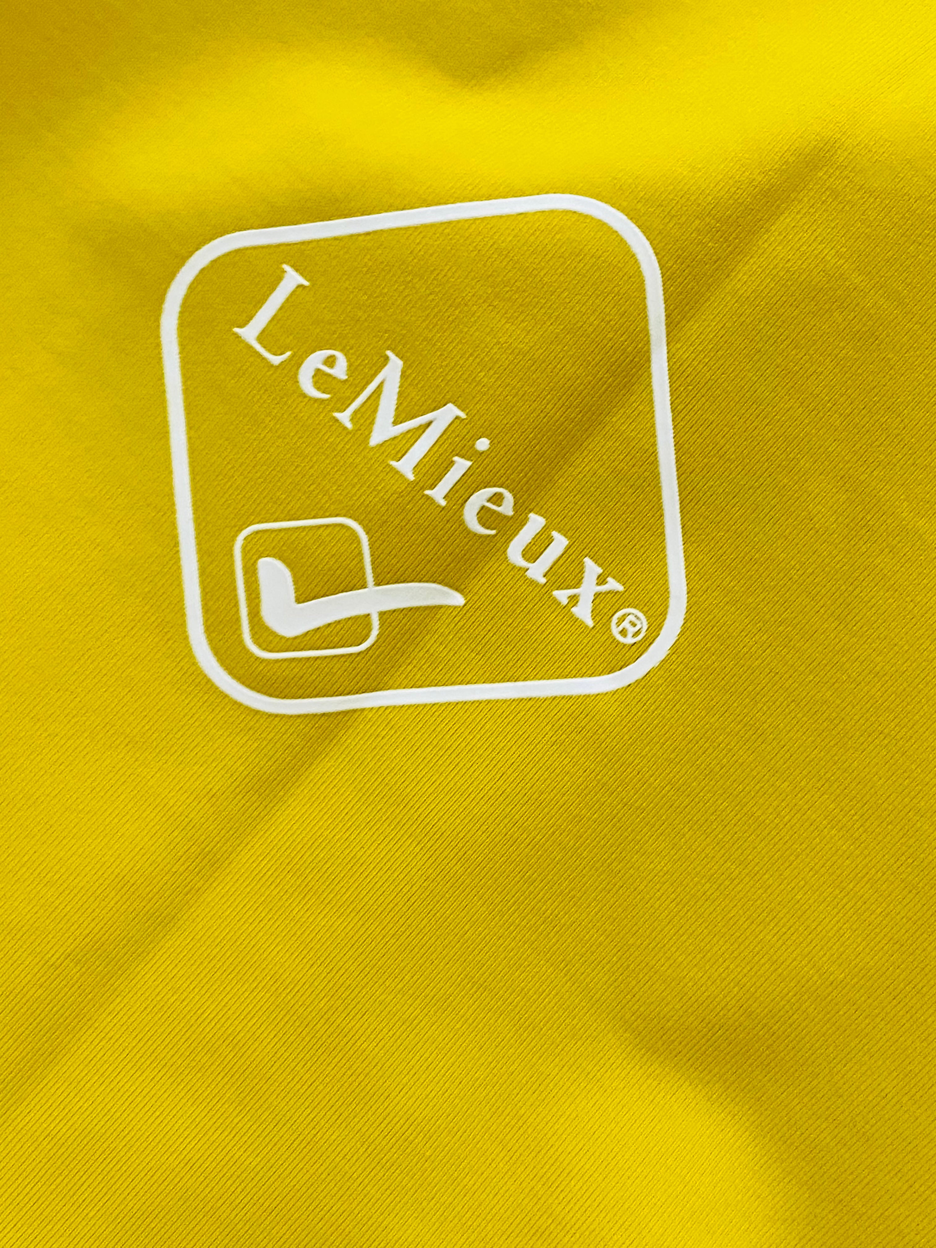 LeMieux My LeMieux Base Layer XL Yellow Technical Riding Top