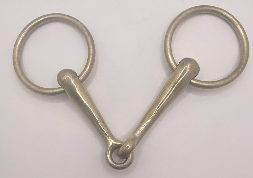 Herm Sprenger HS Germany Loose Ring Snaffle Bit Curved Mouth Used