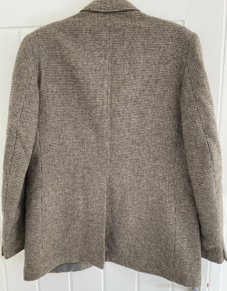 Caldene Tweed Jacket 40” Chest Brown Check Country Riding Jacket Made in England
