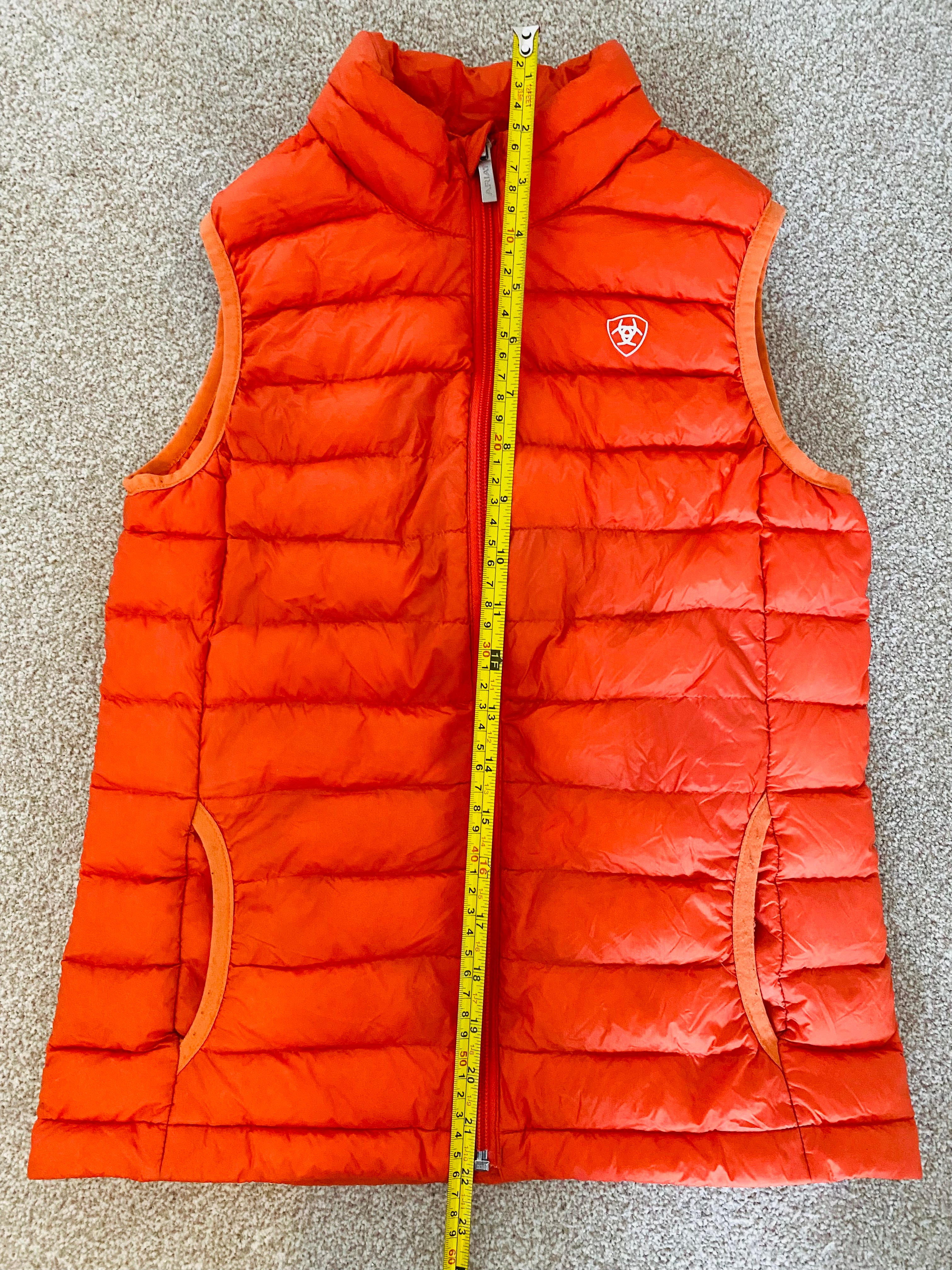 Ariat Ideal Down Insulated Packable Gilet Orange – No Size Tag