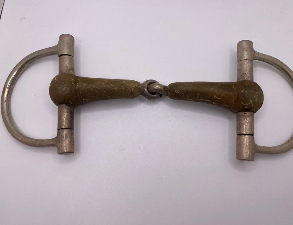 Vintage Rofin Rugby Pelham Horse Bit 5.5” Copper Mouthpiece Made in West Germany